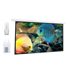 Dopah Motorized Projection Screen 96" X 96"